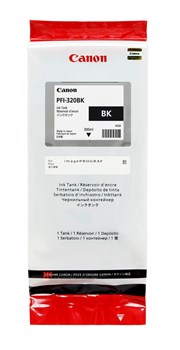 Картридж Canon PFI-320BK черный увеличенный оригинальный PFI-320BK - фото 4520