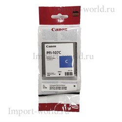 Картриджи Canon PFI-107C синий оригинальный PFI-107C - фото 4572