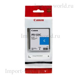 Картридж Canon PFI-120C синий оригинальный PFI-120C — оригинал Canon