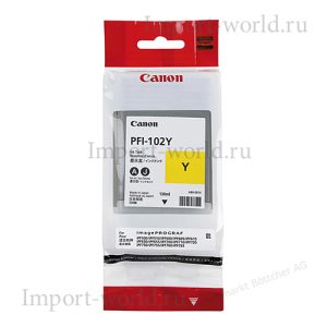 Картридж Canon PFI-120Y жёлтый оригинальный PFI-120Y — оригинал Canon
